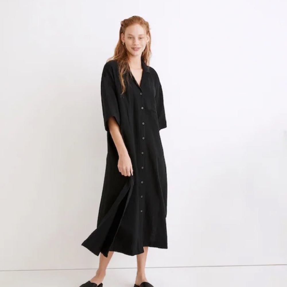 Madewell Lightestspun Maxi Shirt dress